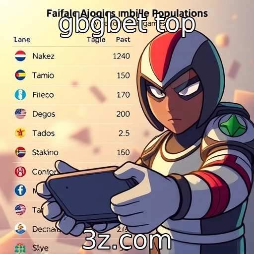 Popularidade de jogos mobile entre diferentes faixas etárias